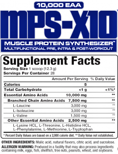 VPX Sports MPS-10|BCAA|Mass For Life|