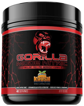 Gorilla Mind Gorilla Mode Nitric Pre-Workout 40 Servings|Pre Workout|Mass For Life|