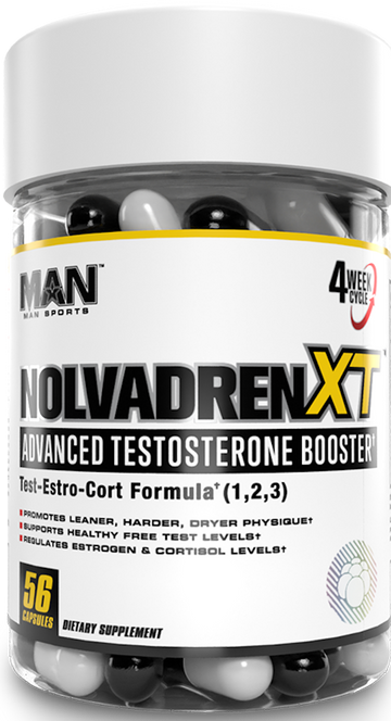 Man Sports Nolvadren XT 56 Capsules|DIM|Mass For Life|