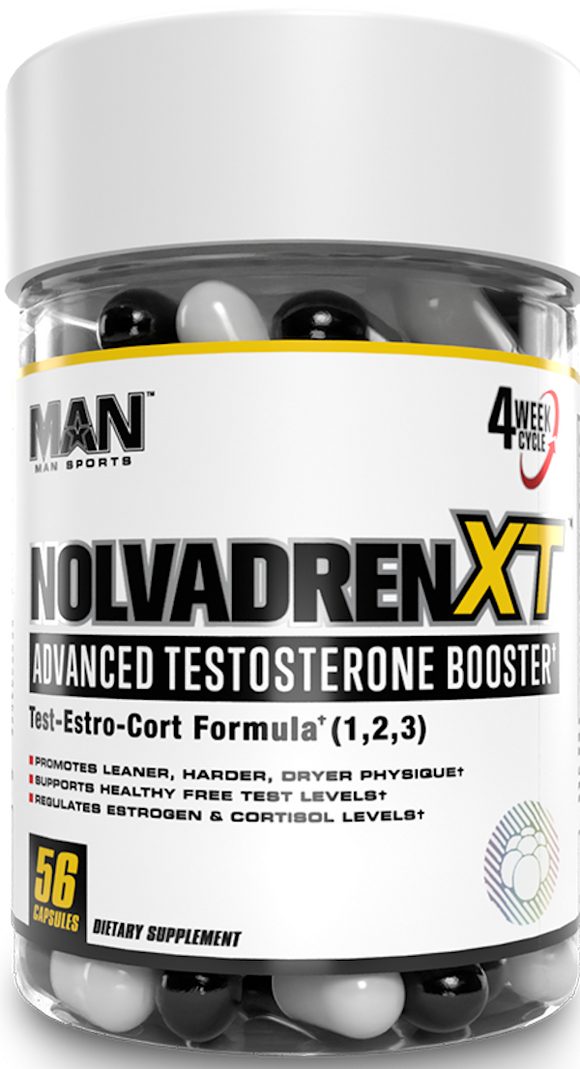 Man Sports Nolvadren XT 56 Capsules|DIM|Mass For Life|