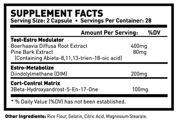 Man Sports Nolvadren XT 56 Capsules|DIM|Mass For Life|