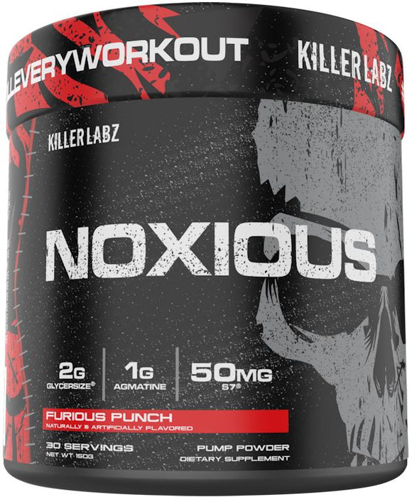 Killer Labz Noxious Pre-Workout 30 servings|Citrulline|Mass For Life|