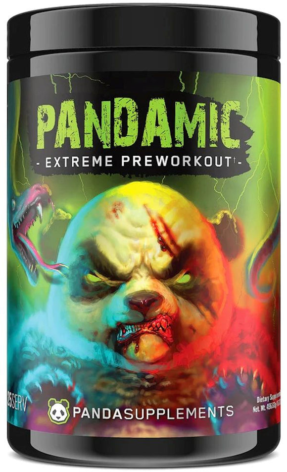 Panda Supps Pandamic Extreme Pre-Workout 25 Servings|Pre-Workout|Mass For Life|