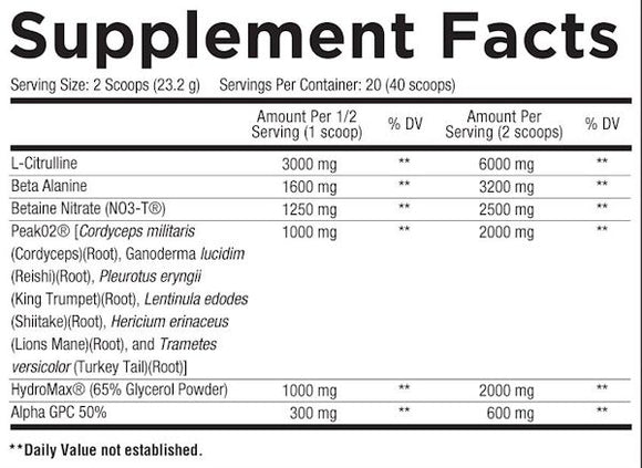Core Nutritionals Pump|Muscle Pumps|Mass For Life|