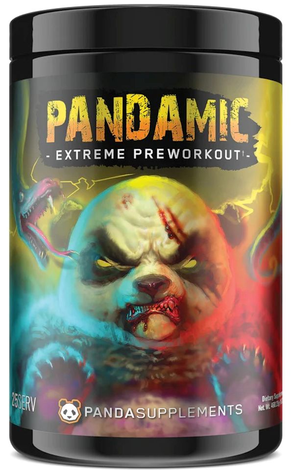 Panda Supps Pandamic Extreme Pre-Workout 25 Servings peach