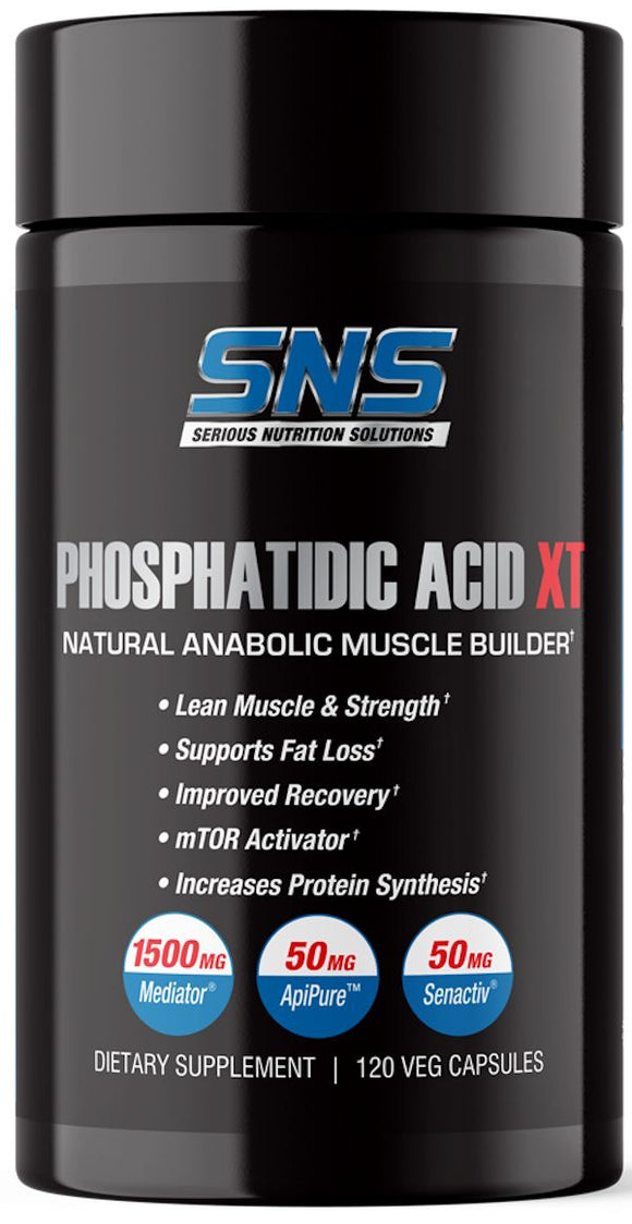 SNS Serious Nutrition Solutions Phosphatidic Acid XT Fat Burner|Lean Muscle|Mass For Life|