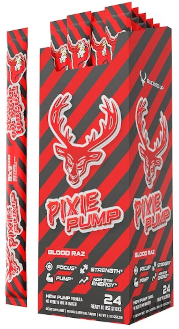 DAS Labs Bucked Up Pixie Pump 24/Packets|Pre Workout|Mass For Life|