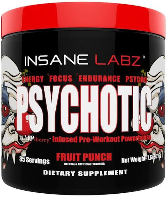 Insane Labz Psychotic 35 servings|Pre-workout|Mass For Life|