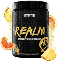 Klout Realm Stimulant Free Pre-workout muscle pumps