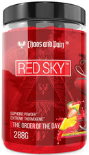 Chaos and Pain Red Sky Powder|Pre Workout|Mass For Life|