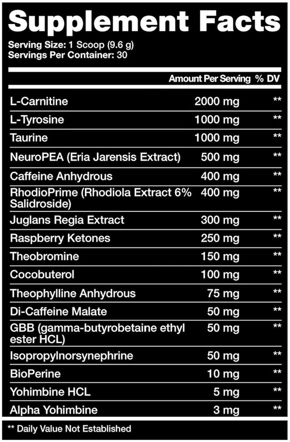 Chaos and Pain Red Sky Powder|Pre Workout|Mass For Life|