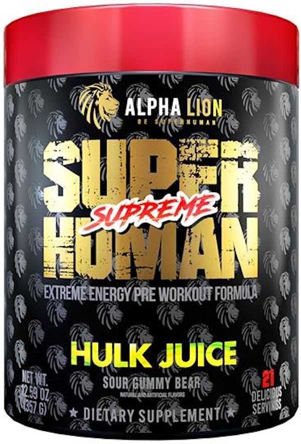 SuperHuman Supreme muscle pumps Alpha Lion 