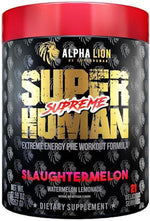 SuperHuman Supreme pre-workout Alpha Lion 
