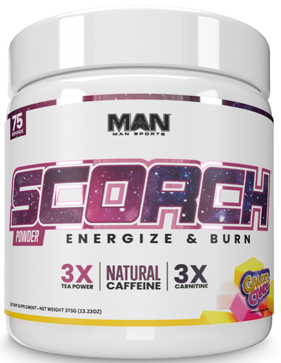 Man Sports Scorch 75 servings|Fat Burner|Mass For Life|