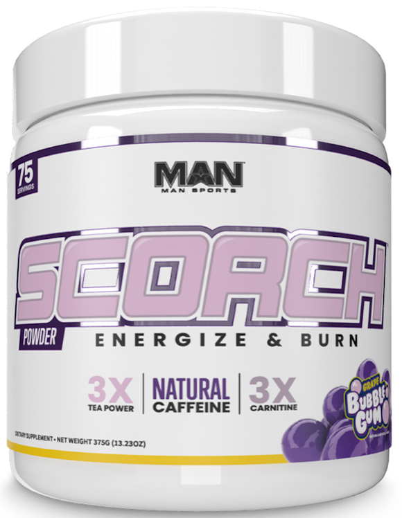 Man Sports Scorch 75 servings|Fat Burner|Mass For Life|