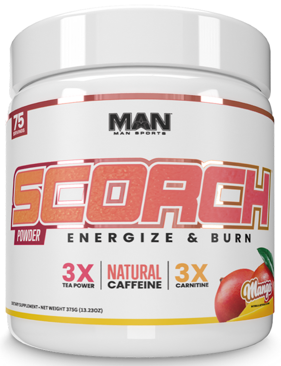 Man Sports Scorch 75 servings|Fat Burner|Mass For Life|