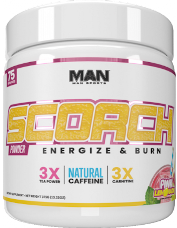 Man Sports Scorch 75 servings|Fat Burner|Mass For Life|