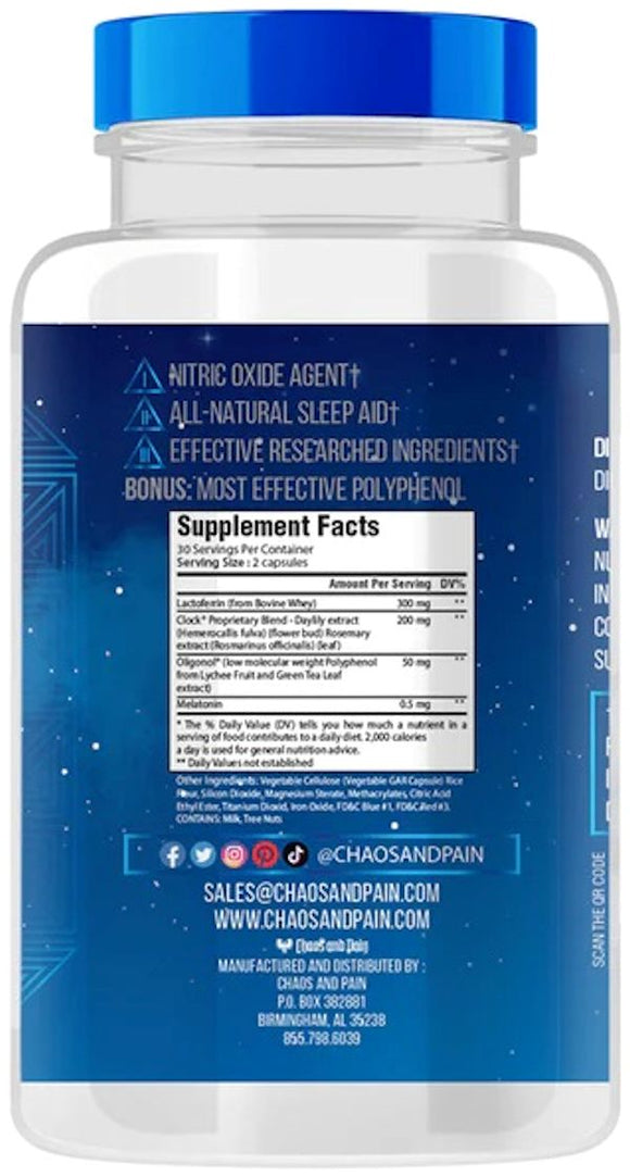 Chaos and Pain Sedation Sleep Aid|Fat Burner|Mass For Life|