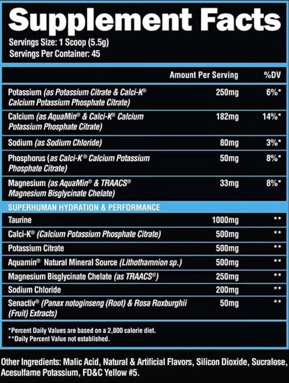 Alpha Lion SuperHuman Hydration 45 Servings||Mass For Life|