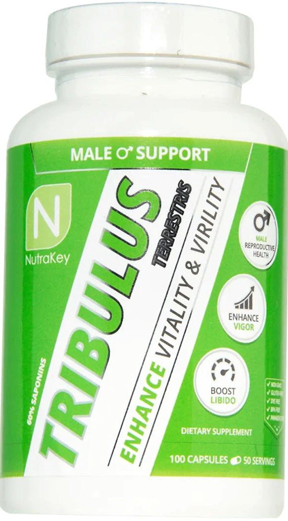 NutraKey Tribulus 100 Caps|Tribulus|Mass For Life|
