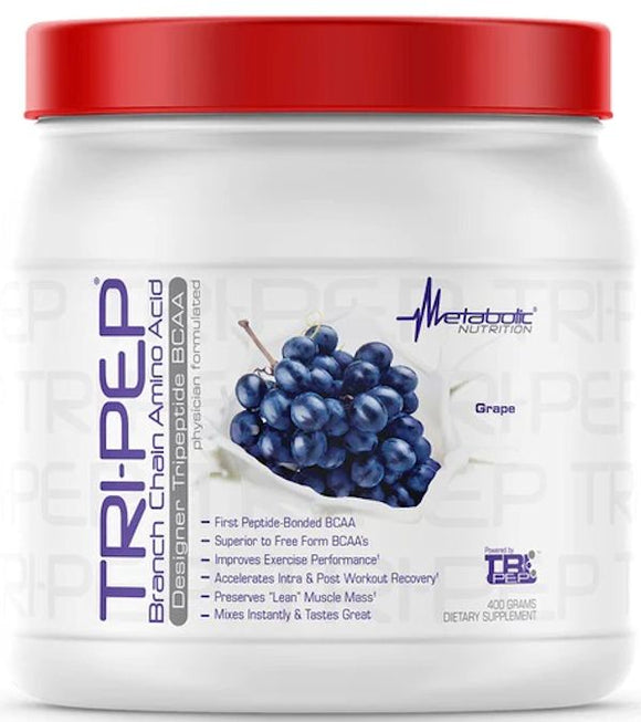 Metabolic Nutrition Tri-Pep BCAA 40 servings|BCAA|Mass For Life|