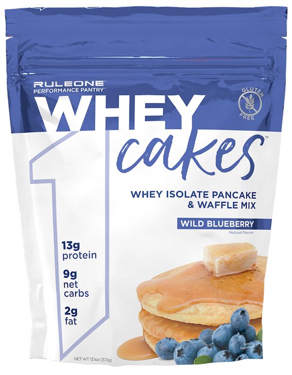 RuleOne Protein WheyCakes blueberry pancakes