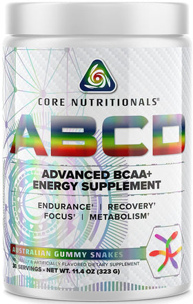 Core Nutritionals ABCD Advanced BCAA+ Energy|BCAA|Mass For Life|