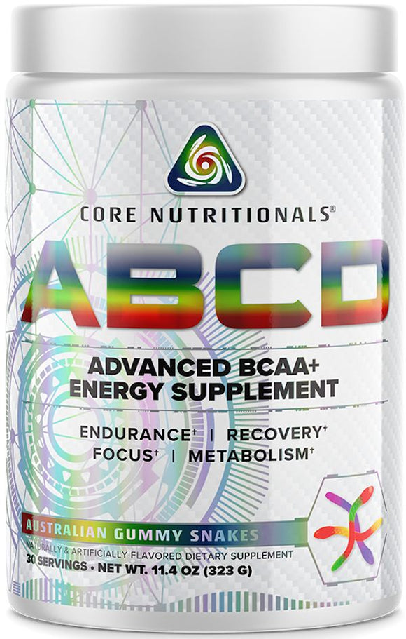 Core Nutritionals ABCD Advanced BCAA+ Energy|BCAA|Mass For Life|