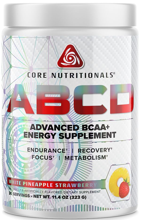 Core ABCD Advanced BCAA+ Energy White Pineapple Strawberry