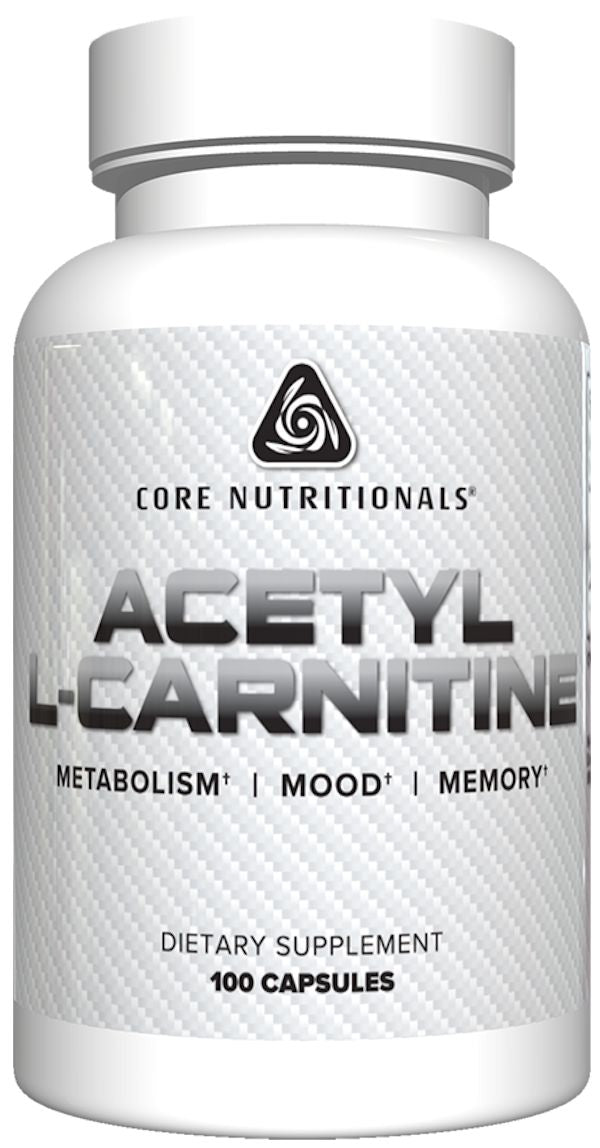 Core Nutritionals Acetyl L-Carnitine Fat Burner 100 Caps