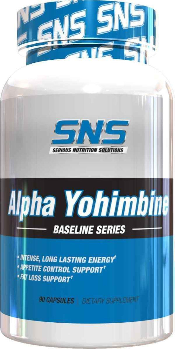 SNS Serious Nutrition Solutions Alpha Yohimbine 90 caps|Test Booster|Mass For Life|