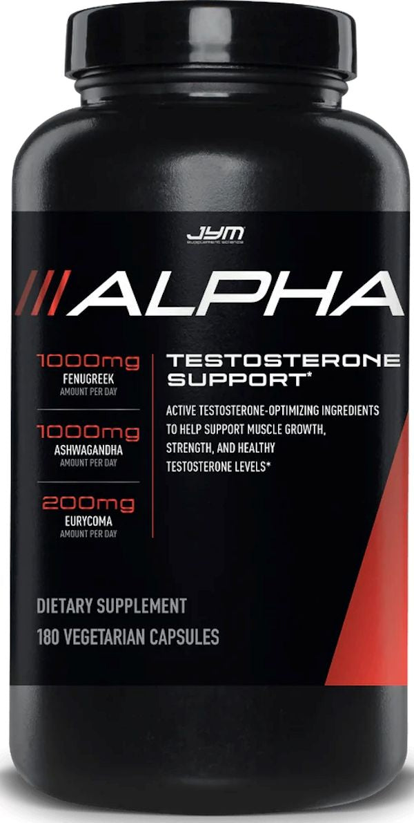 JYM Alpha Testosterone Support muscle