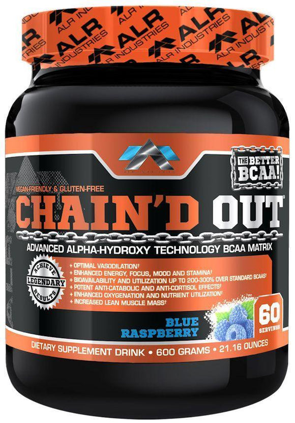 ALRI Chain'D Out 60 servings|BCAAs|Mass For Life|