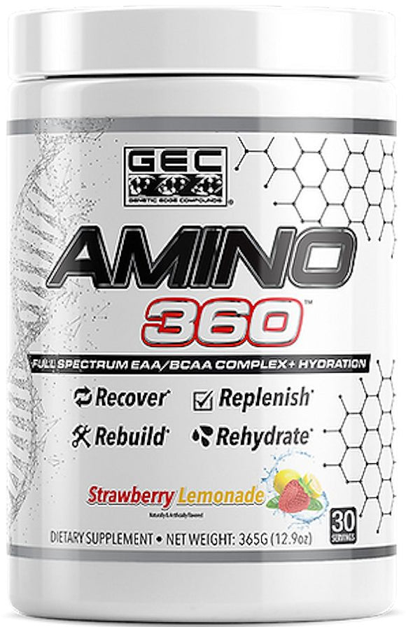 GEC AMINO 360 EAA/BCAA|Amino Acids|Mass For Life|