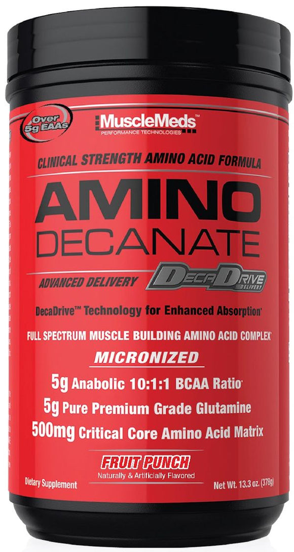 MuscleMeds Amino Decanate 30 servings|Amino Acids|Mass For Life|