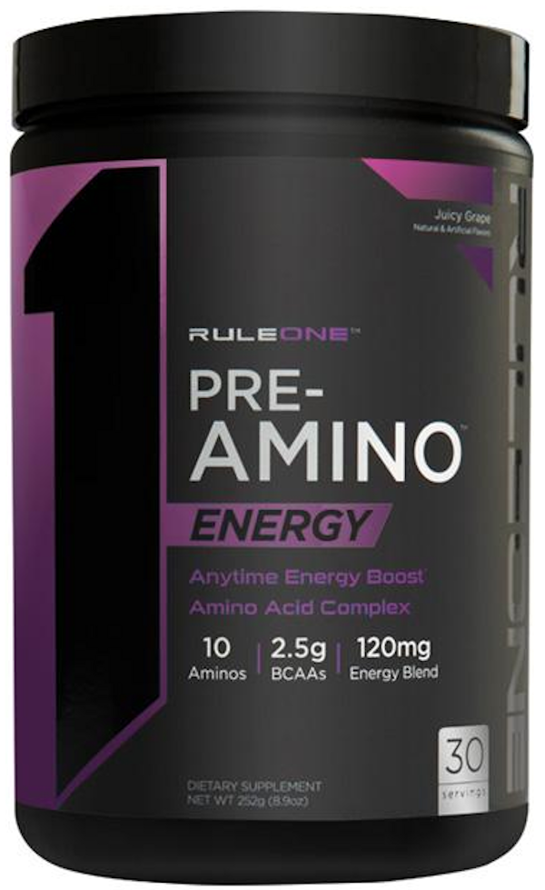 RuleOne Protein Pre Amino Energy muscle recovery