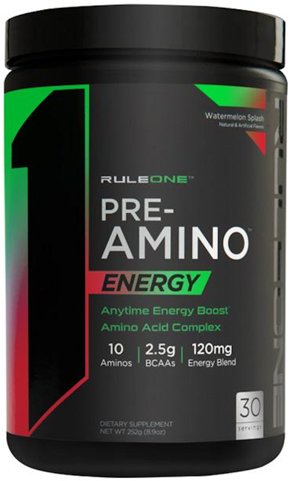 RuleOne Protein Pre Amino Energy muscle growth