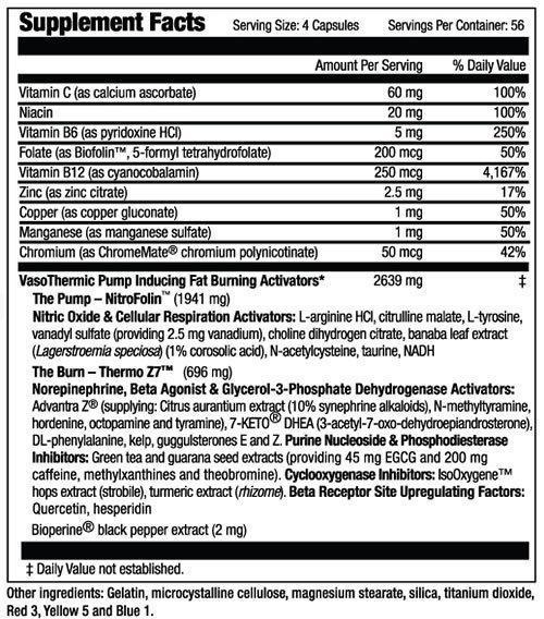 MHP Anadrox Pump & Burn Lean Muscle 224 caps|Muscle Pumps|Mass For Life|