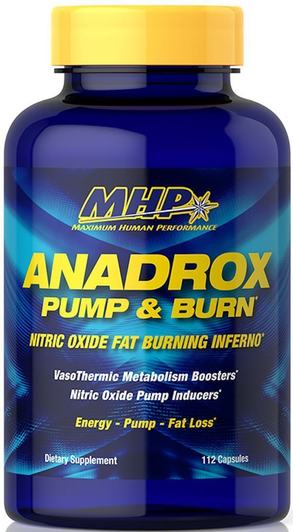 MHP Anadrox Pump & Burn 112 caps|Muscle Pumps|Mass For Life|