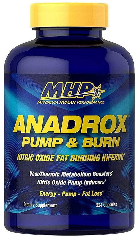 MHP Anadrox Pump & Burn Lean Muscle 224 caps|Muscle Pumps|Mass For Life|