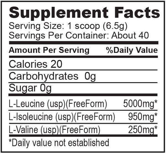 ANSI BCAA 12400 40 servings|BCAAs|Mass For Life|