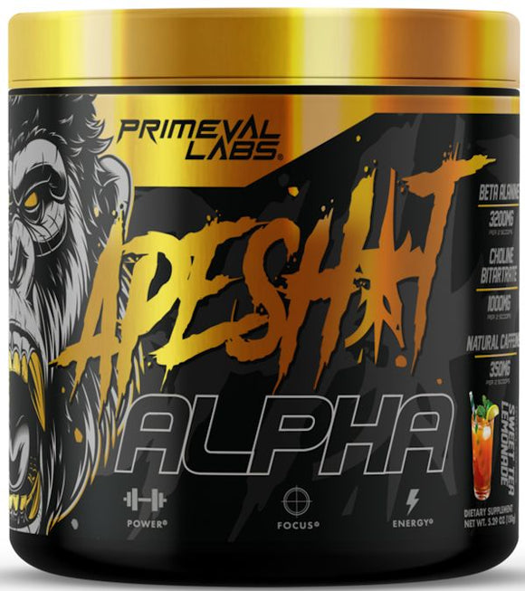 Primeval Labs APESH*T Alpha|Pre-Workout|Mass For Life|