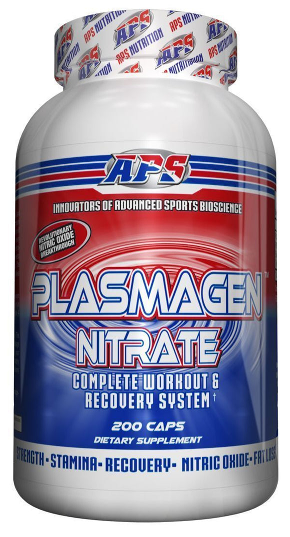 APS Nutrition Plasmagen Nitrate 200 Caps|Muscle Pumps|Mass For Life|