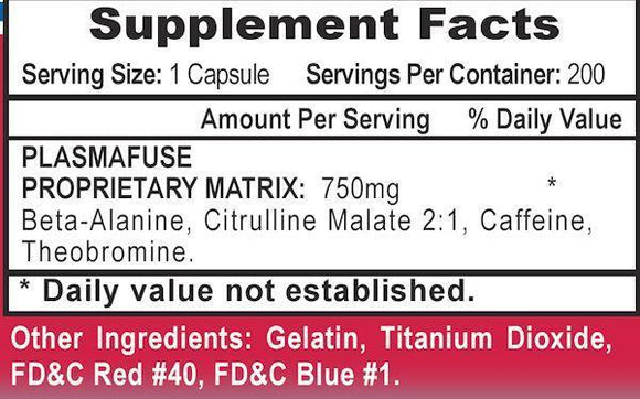 APS Nutrition Plasmagen Nitrate 200 Caps|Muscle Pumps|Mass For Life|