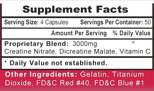 APS Nutrition Creatine Nitrate 200 Caps|Creatine|Mass For Life|