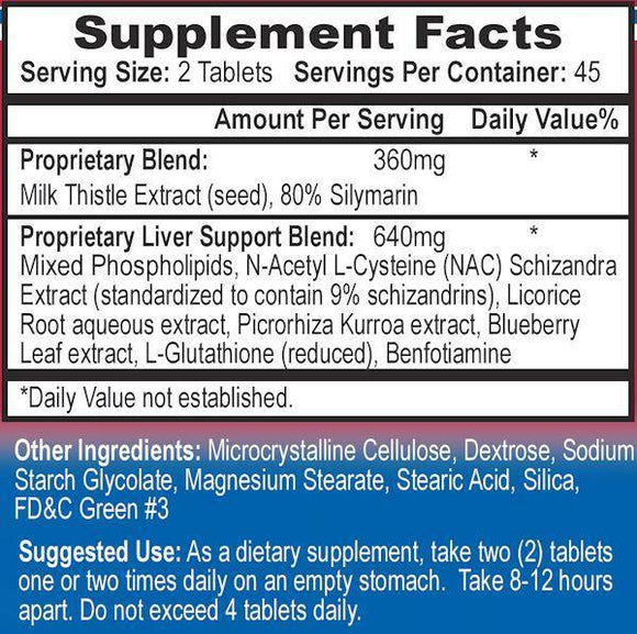 APS Nutrition Liver-MD 90 tabs|Liver Support|Mass For Life|