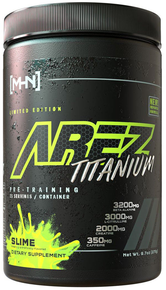 Modern Hardcore Nutrition (MHN) Arez Titanium|Pre Workout|Mass For Life|