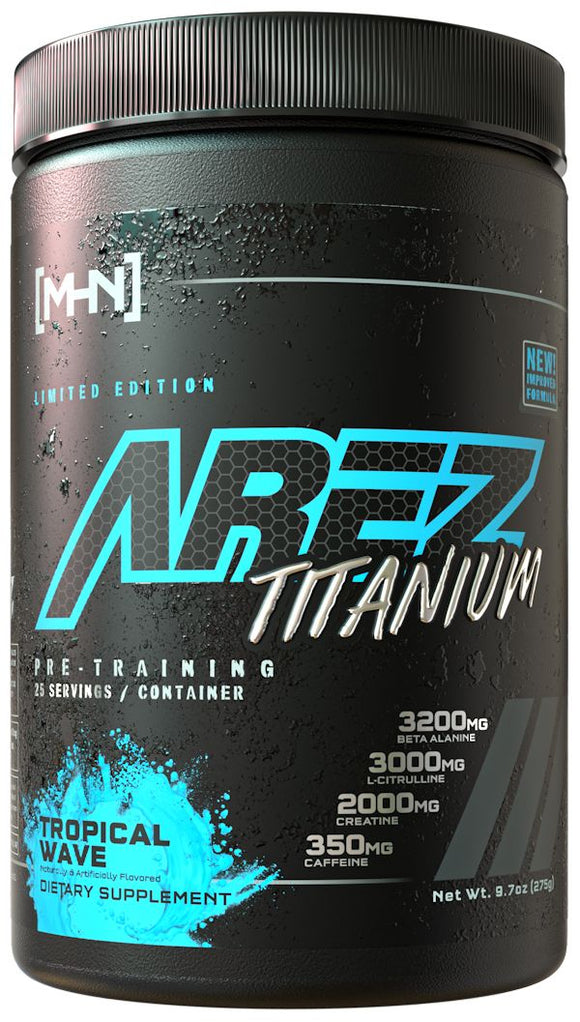 Modern Hardcore Nutrition (MHN) Arez Titanium|Pre Workout|Mass For Life|
