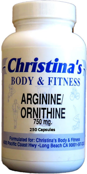 Body and Fitness L-Arginine & Ornithine 250 cap Buy 1 Get 1 FREE|Muscle Pumps|Mass For Life|