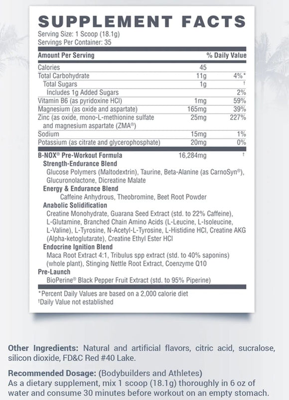 Betancourt Nutrition B-NOX Androrush 35 servings|Muscle Pumps|Mass For Life|